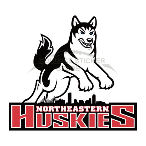 Personal Northeastern Huskies Iron-on Transfers (Wall Stickers)NO.5636